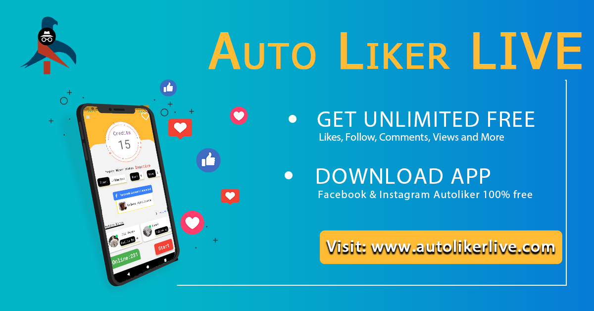 auto liker app banner